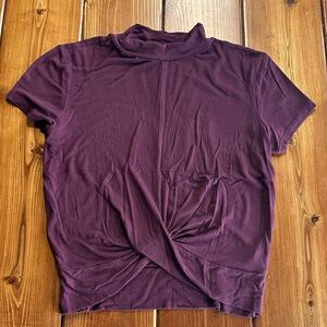 Aeropostale Women's Short Sleeve Top in Rich Purple Size XS